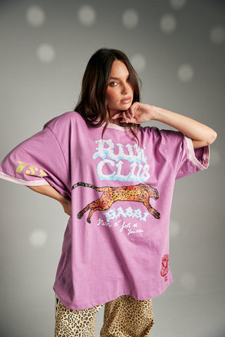 The Very Oversized Run Club Tee - Pink