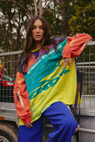 The It’s Gangster Tee Long Sleeve - Multicolour