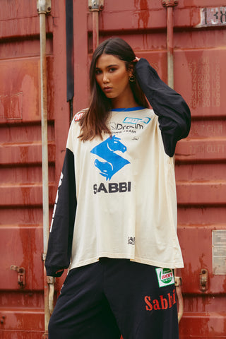 Don't Quit Your Daydream Long Sleeve Tee - Cream