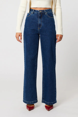 94 Wide Jeans Tara - Dark Blue - Jeans - Abrand - The Soho Movement