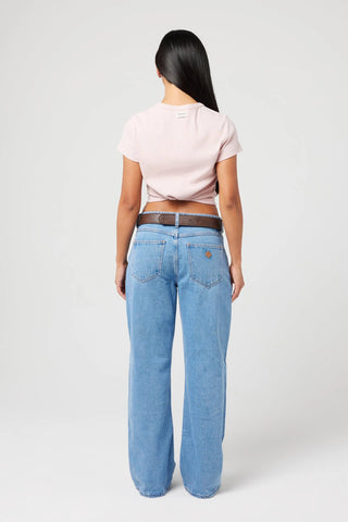 95 Baggy Petite Gigi - Mid Blue - Jeans - Abrand - The Soho Movement