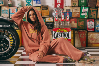 Cuff Leg Sweatpants Be Kind - Terracotta