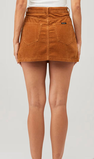 90s Relaxed Mini Skirt - Teddy Cord