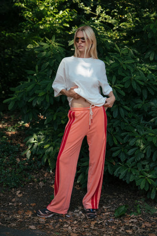 Corfu Terry Pants - Bougainvillea Pink