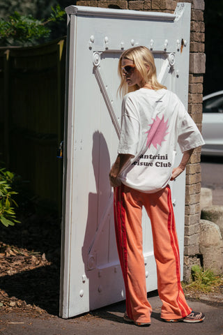 Santorini Oversized Tee - Warm White