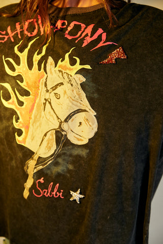 The Show Pony Bling Tee - Black