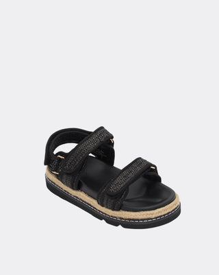 Elise - Black Raffia