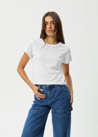 Carmen Baby Tee - White