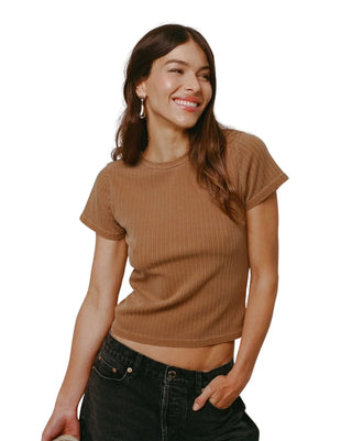 Classic Rib Tee - Teddy