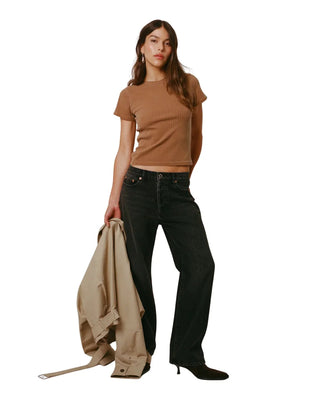 Classic Rib Tee - Teddy