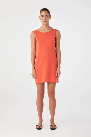 Paloma Mini Dress - Mandarin