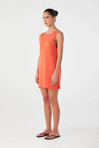 Paloma Mini Dress - Mandarin