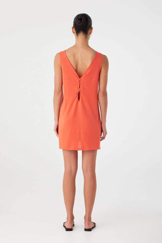 Paloma Mini Dress - Mandarin