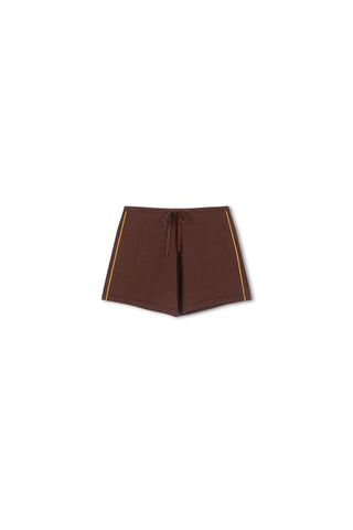 Pippa Drawstring Short - Espresso