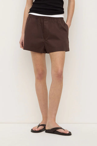 Everyday Poplin Short - Ganache