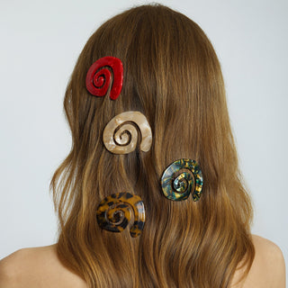 Swirl Tige Boule - Ginger Checkers