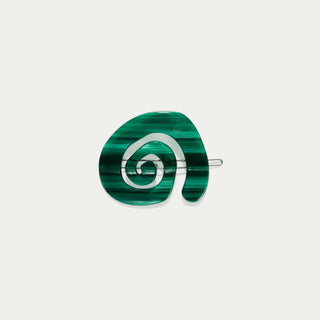 Swirl Tige Boule - Malachite