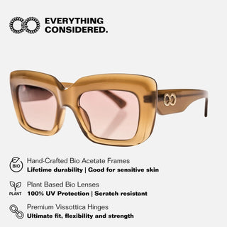 Siren - Vintage Honey Fade/Rose Gradient Bio Lense