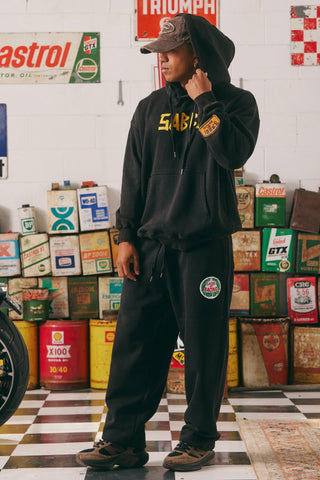 Be Kind Hoodie - Acid Wash Black