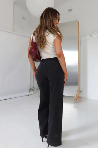 94 High & Wide Sophie - Washed Black