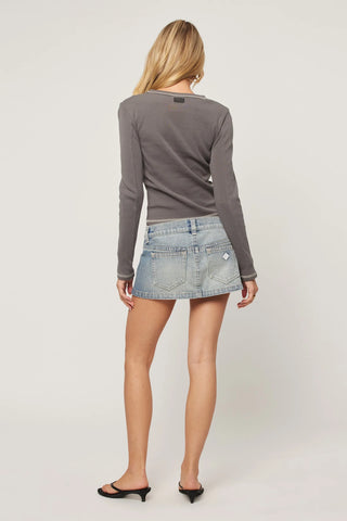 Rebellion Long Sleeve Tee - Dark Grey