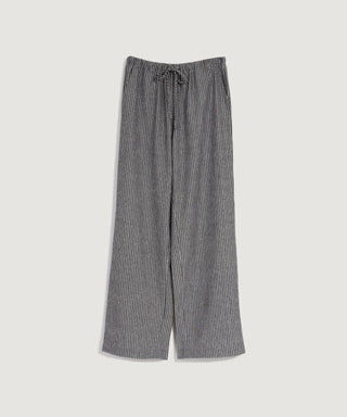 Striped Tie Pants - Black Stripe