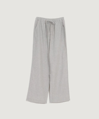 Striped Tie Pants - White Stripes