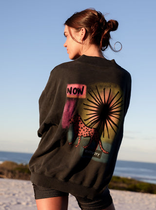 Forever Now Jumper - Washed Black