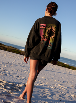 Forever Now Jumper - Washed Black