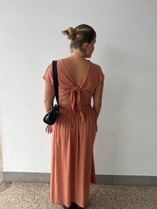 Tie Front Top - Rust