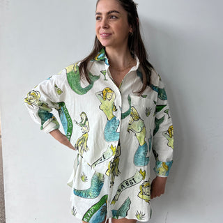 Don Julio long Sleeve Shirt - Mermaid