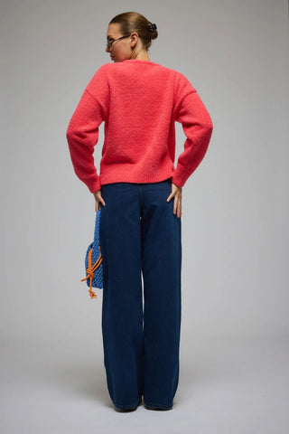 Aime Cardigan - Coral - Cardigan - Araminta James - The Soho Movement