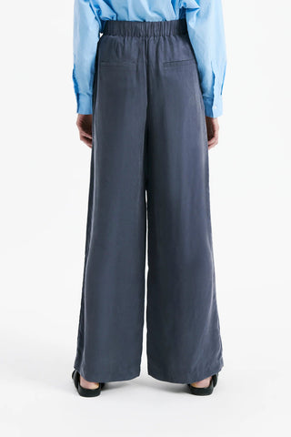 Ari Cupro Pant - Indigo - Nude Lucy - The Soho Movement