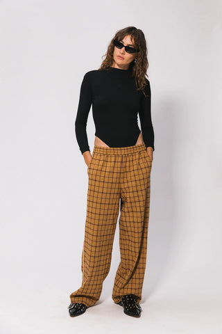 Baggy Vacay Pants - Check - Pants - Something Very Special - The Soho Movement