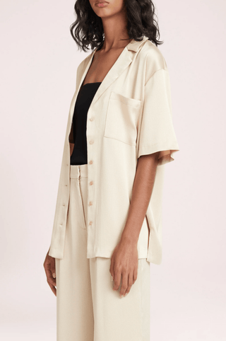 Camille Shirt - Butter - Shirts & Tops - Nude Lucy - The Soho Movement