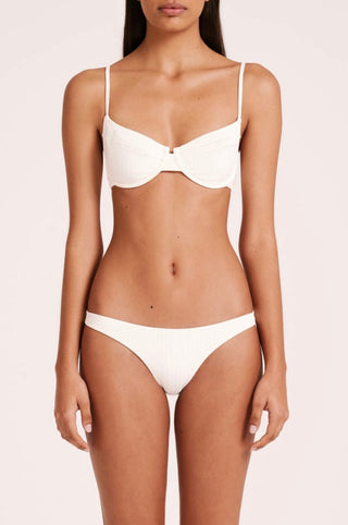 Classic Cheeky Bikini Brief - Salt - Nude Lucy - The Soho Movement