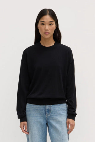 Cotton Cashmere Sweater - Black - Sweater - Assembly Label - The Soho Movement