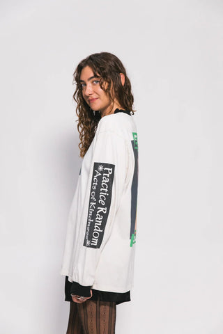 Deep Seated Desire Long Sleeve Tee - White - Long sleeve tops - Something Very Special - The Soho Movement
