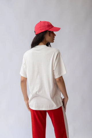French Tennis Tee - Warm White - Tees - Araminta James - The Soho Movement