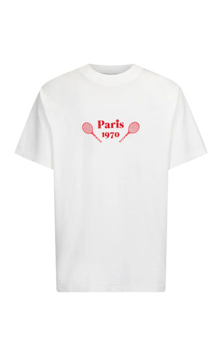 French Tennis Tee - Warm White - Tees - Araminta James - The Soho Movement