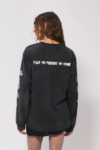 Good Fortune Long Sleeve Tee - Black - Long sleeve tops - Something Very Special - The Soho Movement