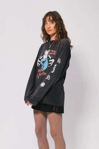 Good Fortune Long Sleeve Tee - Black - Long sleeve tops - Something Very Special - The Soho Movement