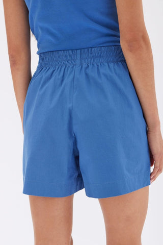 Jaida Poplin Shorts - Lapis - Shorts - Assembly Label - The Soho Movement