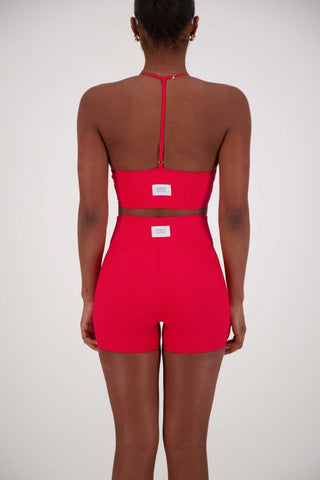 Joan Shorts - Red - Activewear - Jasmine Alexa - The Soho Movement