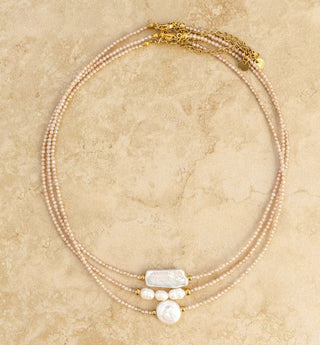 Koa Necklace - Gold - Necklaces - Indigo and Wolfe - The Soho Movement