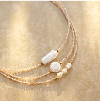 Koa Necklace - Gold - Necklaces - Indigo and Wolfe - The Soho Movement