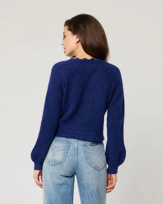 Lace Knit Cardigan - Marine - Cardigan - Rollas - The Soho Movement