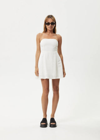 Lilo Strapless Mini - White - Dresses - Afends - The Soho Movement