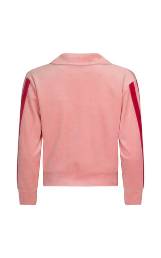 Mara Velour Sweater - Blush - Jumpers - Araminta James - The Soho Movement