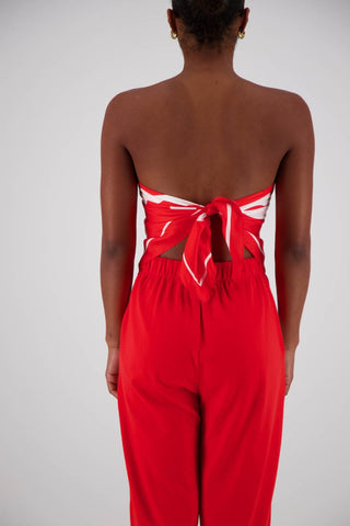 Miro Silk Scarf - Red - Scarf - Jasmine Alexa - The Soho Movement